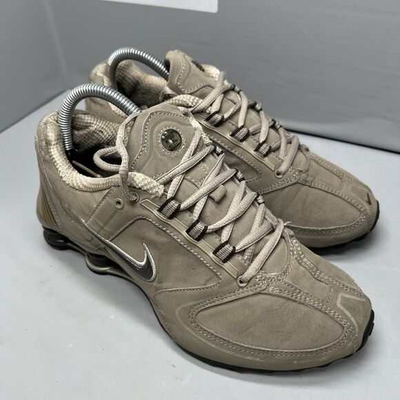 Nike Shox RNG Women Beige Reflective  Athletic Running Shoes 314775-021 Size 8 - Picture 13 of 15